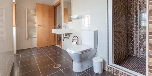 Koupelna v ubytování Casa dos Tios