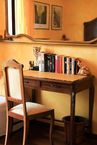 Knihovna v bed and breakfast