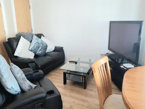 Χώρος καθιστικού στο Yarmouth Apartments, Street Permit Parking, Close To Everything, Beach, Pier, Free WIFI