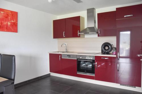 Dapur atau dapur kecil di Chez Julia