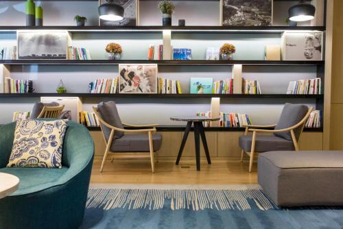 Atour Hotel Xi'an (Wenjing Road, North 2nd Ring Roadにあるシーティングエリア