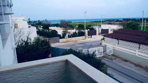 a view of a city from the roof of a building at Casamare 83 in Torre Canne