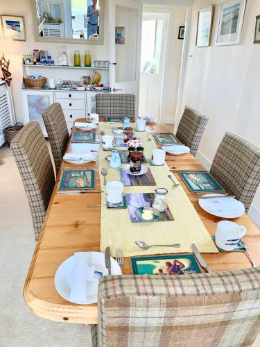 Χώρος καθιστικού στο No12 Bed and Breakfast, St Andrews