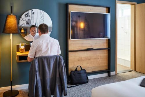 Tetamu yang menginap di Mercure Cardiff North Hotel
