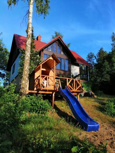 Fotografie z fotogalerie ubytování Kuleszówka Domek na Kaszubach z Balią Ogrodową v destinaci Gowidlino