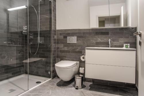 Koupelna v ubytování Apartment JungfrauCenter Roteflue - GRIWA RENT