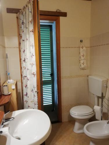 Ένα μπάνιο στο Il Podere della piazza