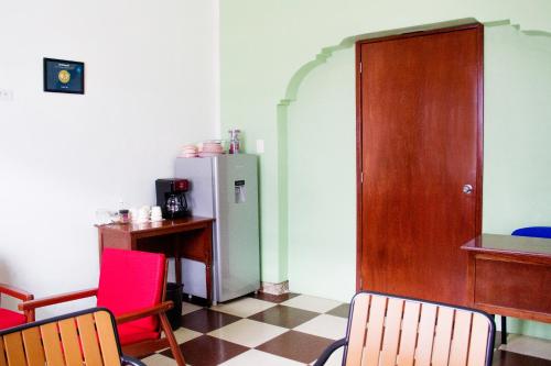 TV a/nebo společenská místnost v ubytování Casa NE