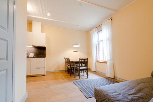 Dapur atau dapur kecil di Verona Apartments - Märjamaa