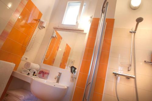 Koupelna v ubytování Hotel San Domingo