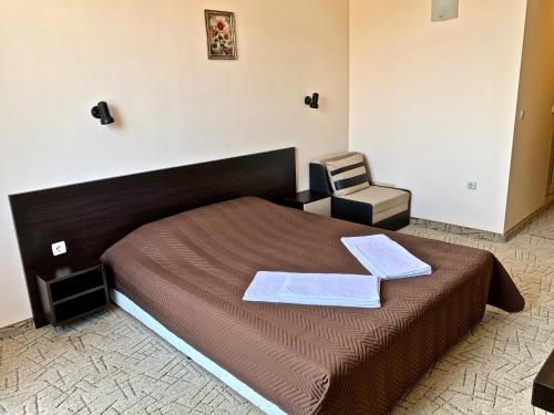 Ένα ή περισσότερα κρεβάτια σε δωμάτιο στο Hotel Fort o Bel