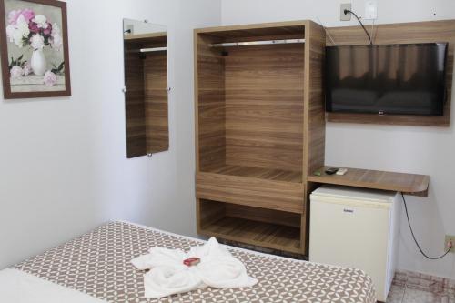 Postel nebo postele na pokoji v ubytování MAIS HOTEL BALSAS