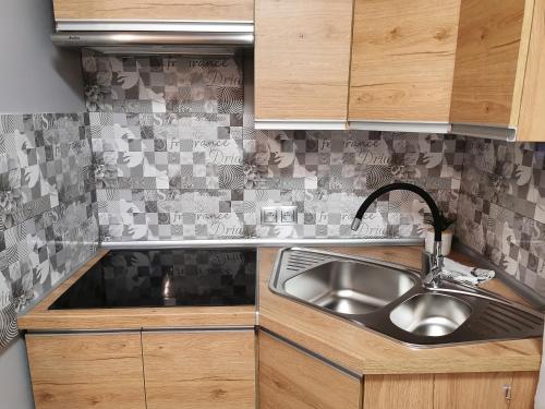 Η κουζίνα ή μικρή κουζίνα στο Apartament Górska 8 - blisko centrum