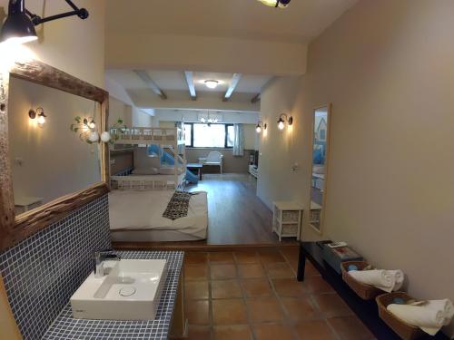 Koupelna v ubytování Hejia B&B
