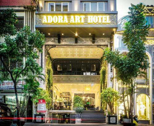 a store front of an adore art hotel at Adora Art Hotel in Ho Chi Minh City