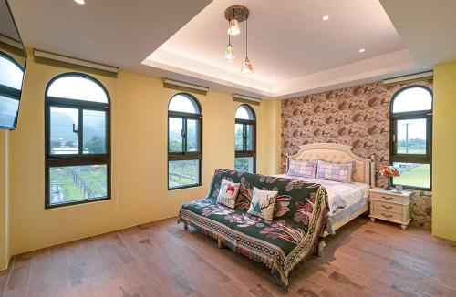 Postel nebo postele na pokoji v ubytování 86.88 B&B