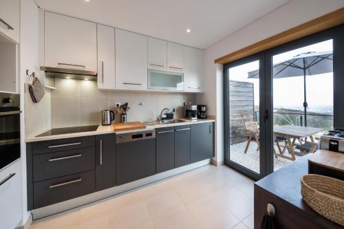 Kuchyň nebo kuchyňský kout v ubytování maresoul - Ferienapartment mar
