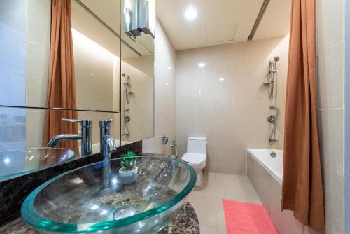 Suite @ Sunway Pyramid Mall tesisinde bir banyo