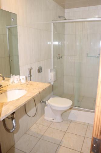 Salle de bains dans l'établissement Solar das Mangueiras