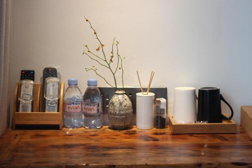 Moonlight Hotelにあるコーヒーまたはお茶