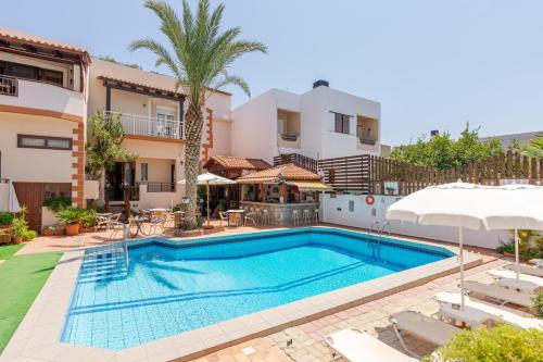 an image of a swimming pool in a villa at Galini Apartments in Hersonissos