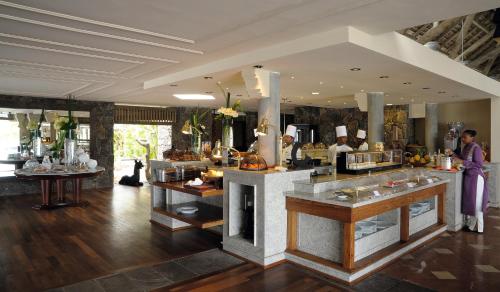 a kitchen filled with lots of counter space at Constance Prince Maurice in Belle Mare