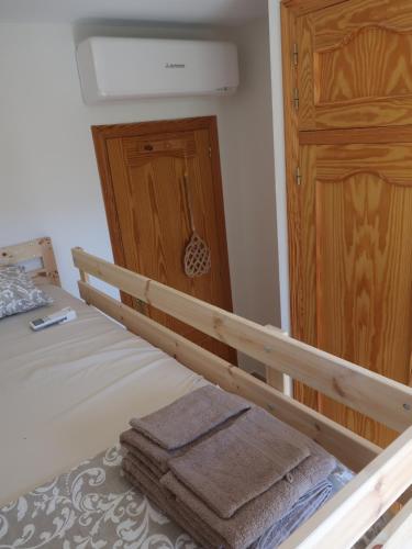 Ένα ή περισσότερα κρεβάτια σε δωμάτιο στο Casa Solvino