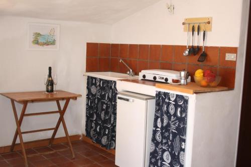 Dapur atau dapur kecil di Agroturistica Villa Mantineo