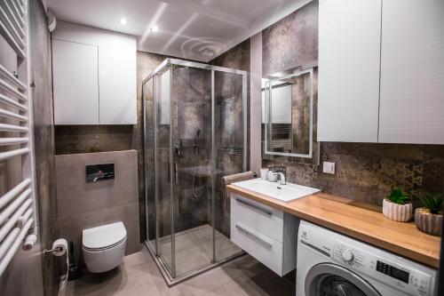 Koupelna v ubytování Dream4You Apartments