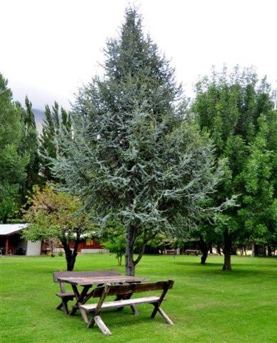 Zahrada ubytování Cabañas y Hosteria Aldea Los Huemules