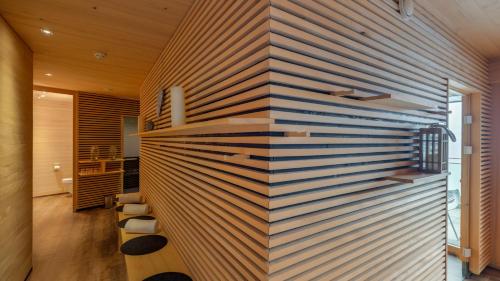 Koupelna v ubytování Aparthotel Alpinresort Damüls
