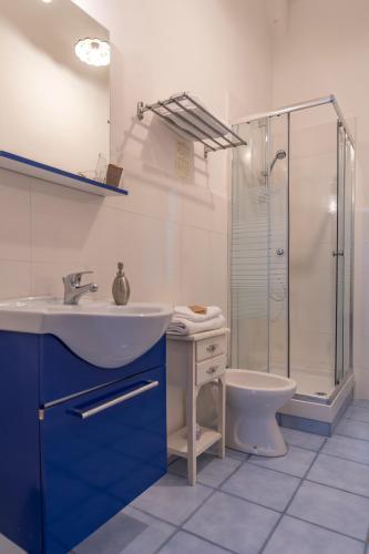 Koupelna v ubytování B&B Posidonia