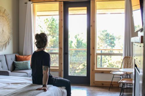 Zona de estar de Inn at Discovery Coast