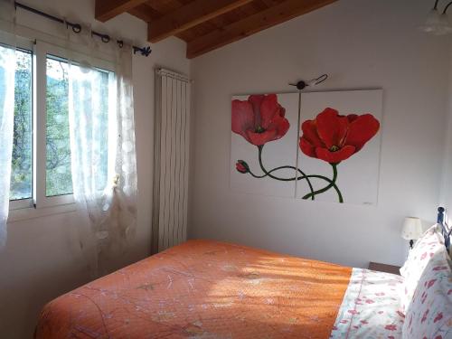 Il Rifugio Di Artemide AGRITURISMOにあるベッド