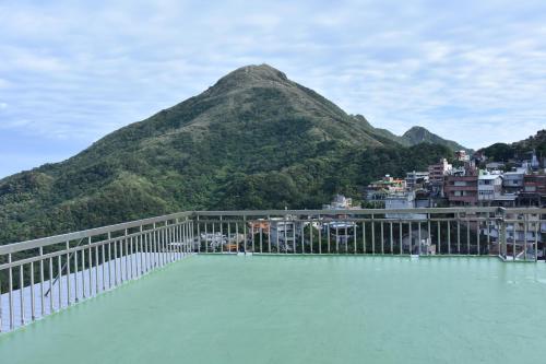 산 경관 또는 홈스테이에서 바라본 산 전망
