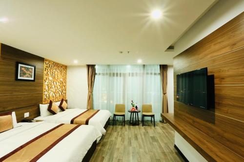 TV/Unterhaltungsangebot in der Unterkunft CKC Thien Duong Hotel