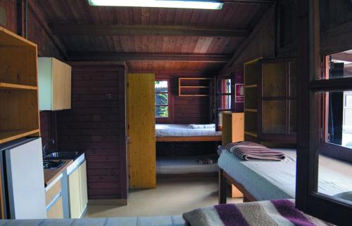 Un pat sau paturi într-o cameră la Bungalows Club Aire Libre