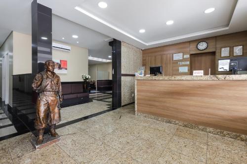 Vstupní hala nebo recepce v ubytování Hotel Express Terminal Tur - Rodoviária Porto Alegre