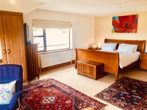 Postel nebo postele na pokoji v ubytování Tobernaglough Wexford pet friendly country b&b
