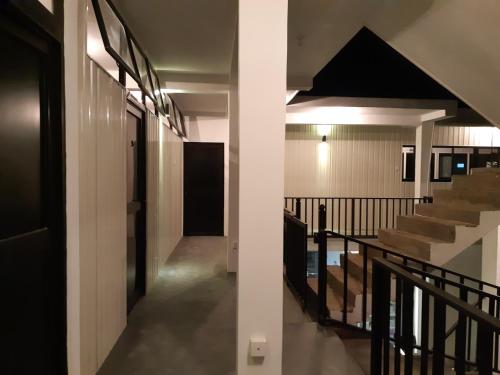 a view of the hallway of a house at Siril Guesthouse Hostel in Nuwara Eliya