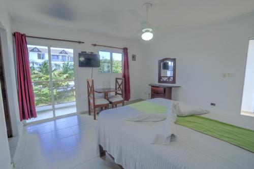 Cama o camas de una habitación en Ensenada Resort