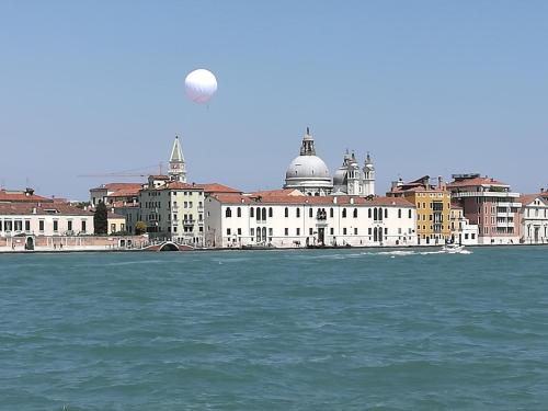 a view of a city from the water at Casa Genoveffa in Venice