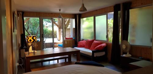 Zona de estar de Le Lodge du Cap Ferret