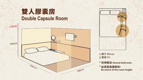 Ein Bett oder Betten in einem Zimmer der Unterkunft Kenting My Home