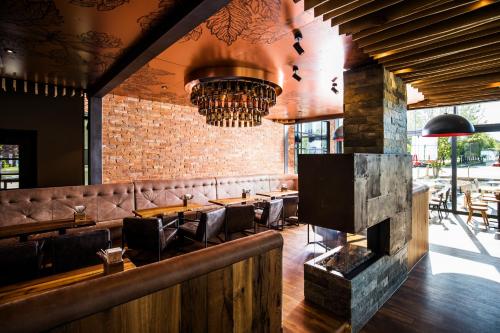 Χώρος καθιστικού στο RiKu HOTEL Pfullendorf
