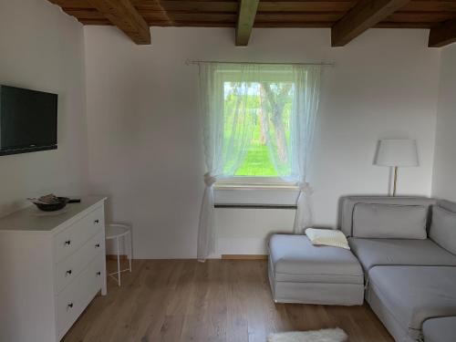 Zona de estar de Urlaub im Weingarten