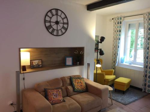 Χώρος καθιστικού στο L appartement du parc