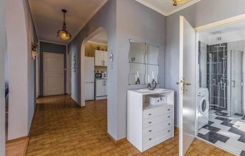 Et badeværelse på Apartment 1