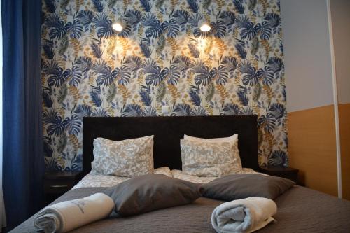 Posteľ alebo postele v izbe v ubytovaní B&B La Fontaine