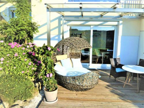 Un balcón o terraza de Haus am Weinberg II